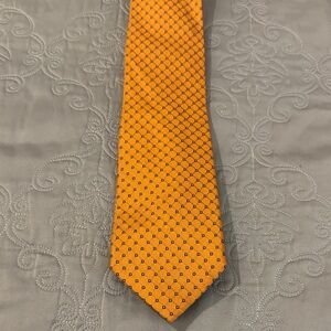 Nautica Orange Geometric Men's Tie